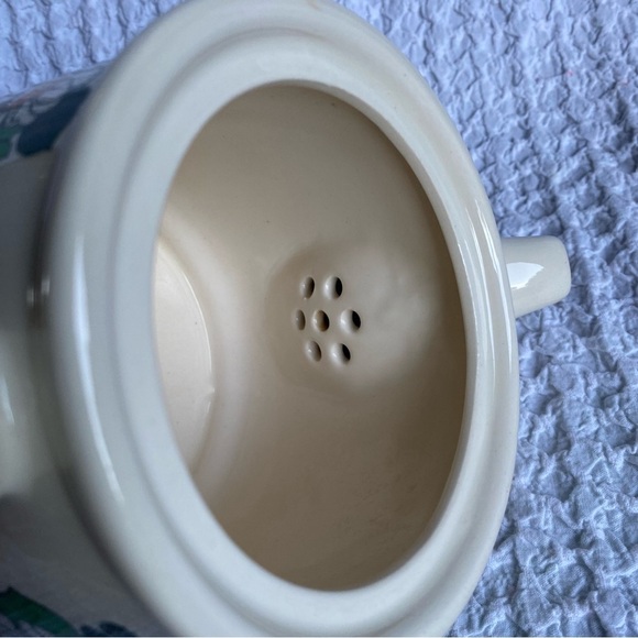 Vintage Sadler teapot stonewear buttercup & daisy print groovy MCM - Picture 14 of 15